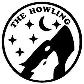 Logo of the Howling (two wolves under stars)